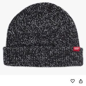 Vans Black and White Knit Beanie. NWOT!